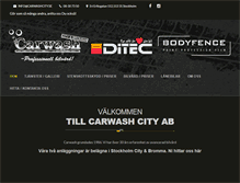 Tablet Screenshot of carwashcity.se
